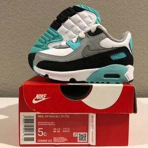 Nike Air Max 90 LTR (TD), Size 5, White Particle Grey
